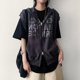 Ika Two Way Hooded Vest Zip-Up