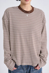 レニーワッフルクロップ長袖Tシャツ