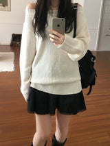 Neff Off-Shoulder Knitwear (3 colors)