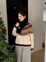 #HGノルディックロングスリーブニット (2color)