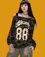 カモ88 ワンショルダーT(2color)
