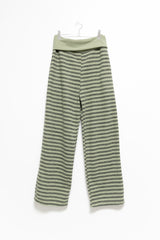 stripe fleece banding pants(2colors)