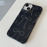 RIBBON ILLUST HARD CASE_BLACK