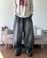 Tiger Balloon Denim Pants
