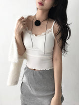 Lace Cap Tank Top
