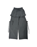 layered frill cargopants