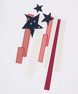 FLAG APPLIQUE RINGER TEE