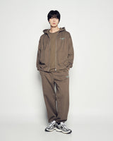 25FW ボーダーラインロングパンツ ココア