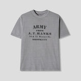 アーミーピグメントダイング半袖Tシャツ