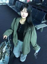 Kyoa High-Neck String Field Jacket