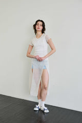 WITTY KNIT ONE-PIECE / IVORY
