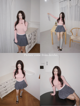 Baby pastel turtleneck long-sleeved knitwear