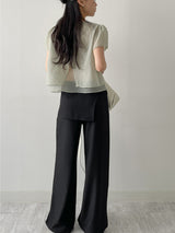 Mahal Wrap Semi-Wide Slacks