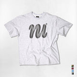 Nu ハーフトーンシンボルオーバーフィットTシャツ - 4COLOR