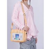 3D raster wood pattern bag