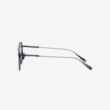 Knouun Square titanium glasses CODE. 102. G Black N Gray