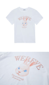 rabbit print t-shirt