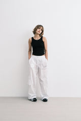 sh cargo pants (white)