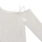 リボンワンショルダーTシャツ