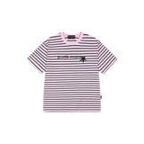 PUNK MANIA Two-Tone Stripe Overfit Short Sleeves (SSTSTD-0240)