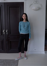 Classic Long Sleeve T-shirt (Turquoise Blue)