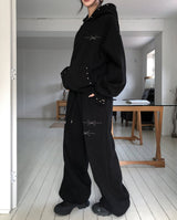Glint Brushed Fleece Studded Training Pants