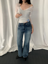Summersell Washed Bootcut Jeans