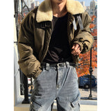[Unisex] Crop mustang ma-1 jumper(2color)