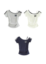 エースポイントワンショルダーTシャツ 232008564