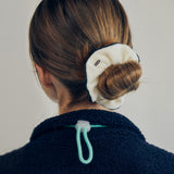 TERRY LINE SCRUNCHIE (CREAM)