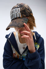 EEERRR Real tree camo pattern ball cap (Brown)