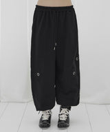 BIG CROSS EYELET SWEATPANTS (BLACK) F26QD980