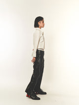 ブーブジッパークロップシャツ (FOR WOMEN)