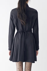 Mien Shirt Collar One Piece