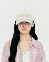 PONNIES キャップ (PINK GREY)