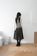 check overlock top(2colors)