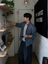 アワー チェッカード ロングスリーブシャツ