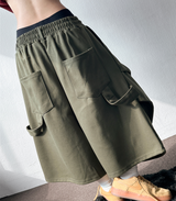 オーバル ダブル カーペンター バルーン パラシュート バミューダ ショーツ 4カラー