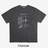 オフセット ヴィンテージ レタリング 半袖Tシャツ