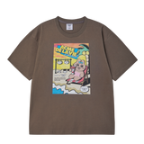 25SS シーサイドリゾートオパンチュウサギ半袖Tシャツ ココア