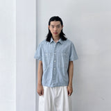 Mist Blue Double-Pocket Shirt