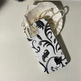 [ Black nature pattern ] Hard Case