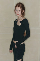 ORCHID TOP black