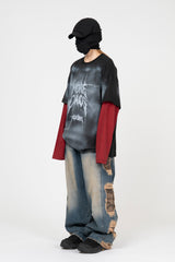 カロンダーティーレイヤード長袖Tシャツ