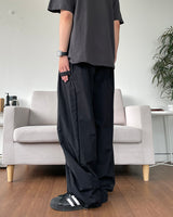 Side Snap Nylon Balloon Pants