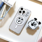 magsafe jellyhard stick carry on shine smartphone case