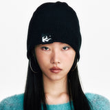 Flame 2Way Beanie Black
