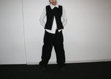 Button vest [Black]