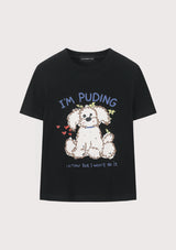 アイムプディングスリムフィットTシャツ (4 Colors)
