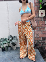 UnsocialNight Broken Flower Yamamoto Casual Trousers